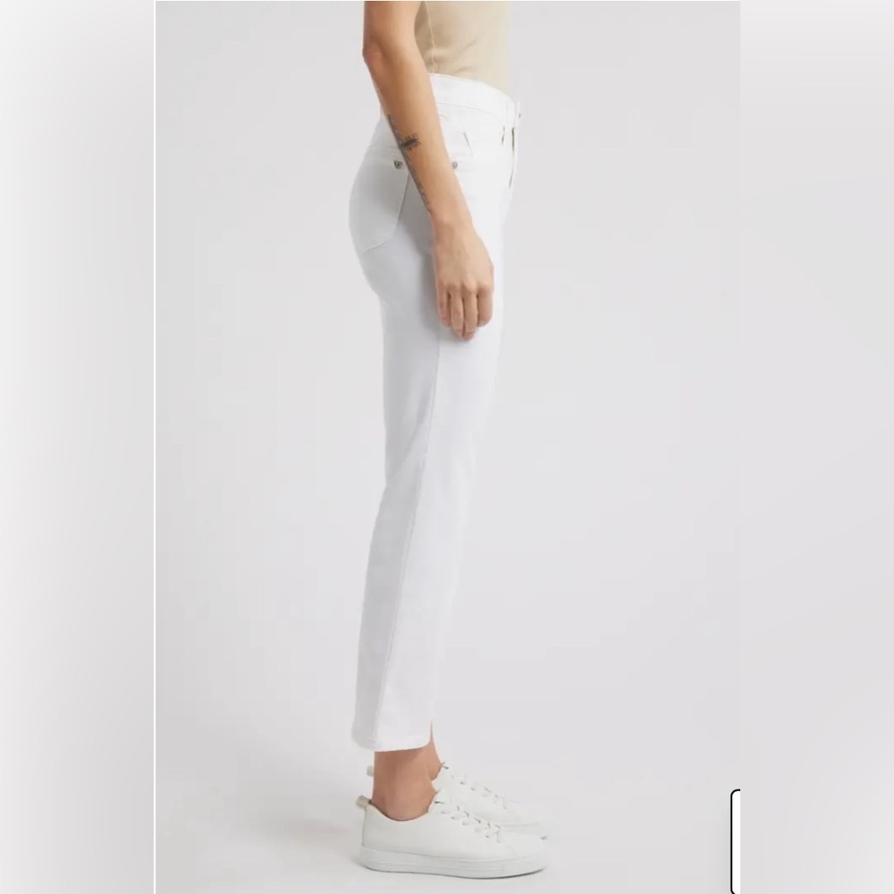 Wit & Wisdom white jeans with Contour Shape Technology